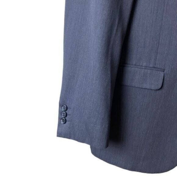 Michael Kors Men Slim Fit Wool Blazer 40R Career Academia Preppy Office Business - Picture 3 of 8